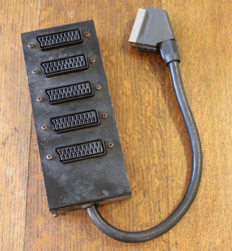 Fach scart verteiler - 5-fach, scart-verteiler