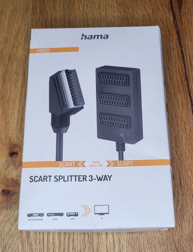 Hama scart splitter - scart,