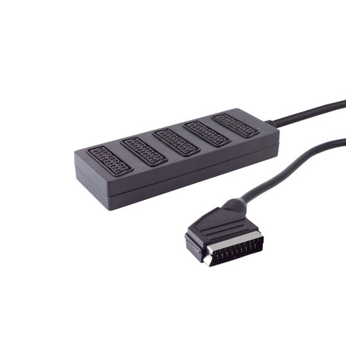 Scart verteiler fach - scart, 5-fach